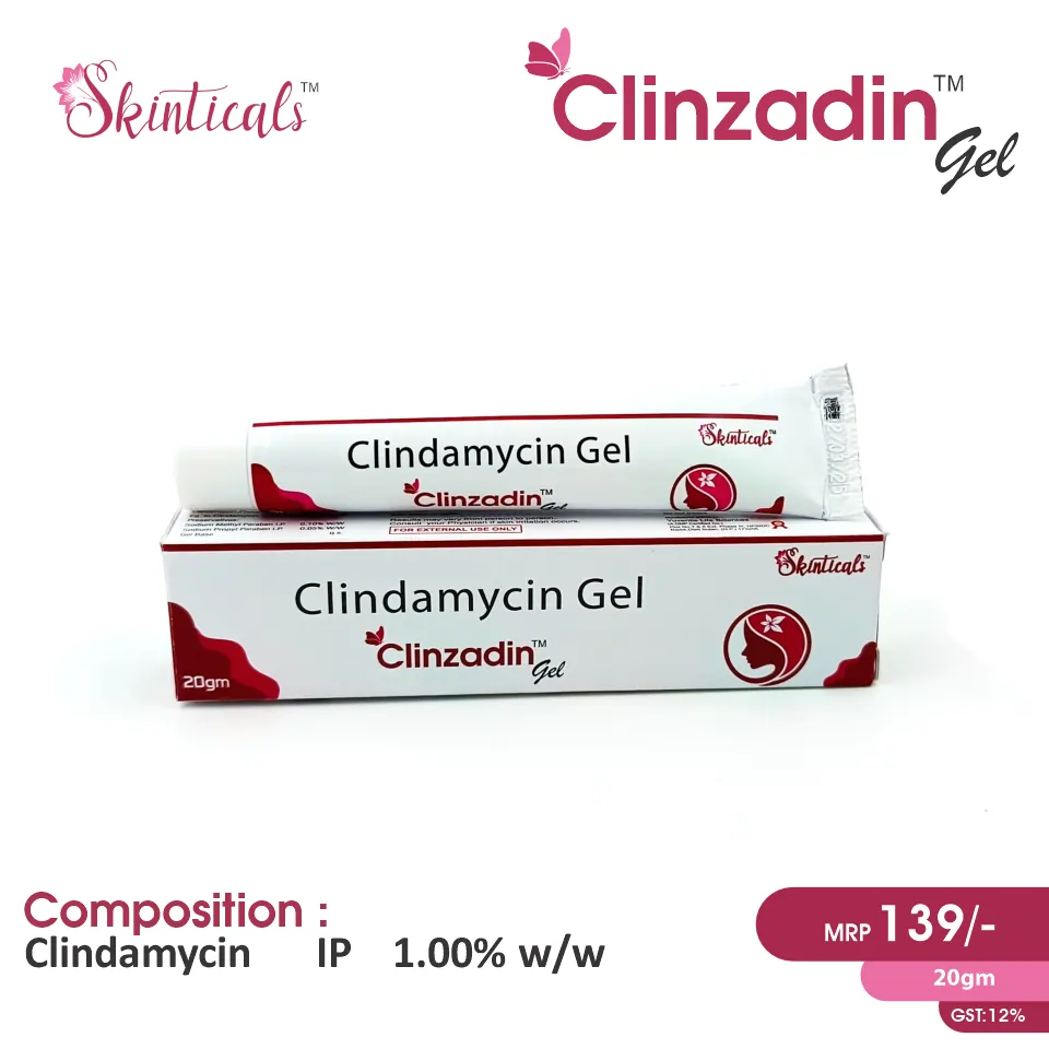 Clindamycin 1.0% at the best price in PCD Pharma Franchise for Acne and Skin Infection Treatment